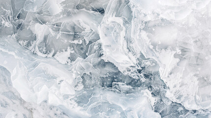Polar Ice White Marble, Crisp Textures and Glacial Swirls