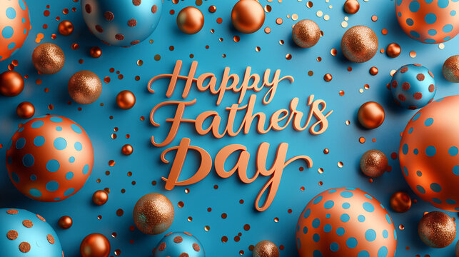 happy fathers day greeting card