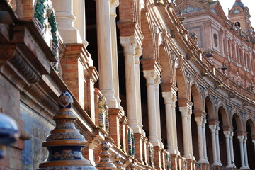 Columnas plaza España Sevilla