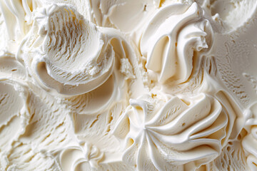 Abstract yogurt ice cream swirls background mock up.