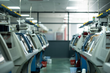 workshop of chemical fiber plant 
