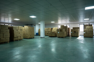 warehouse in factory