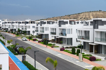 residential complex with white duplexes in northern cyprus 4