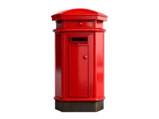 Red post box