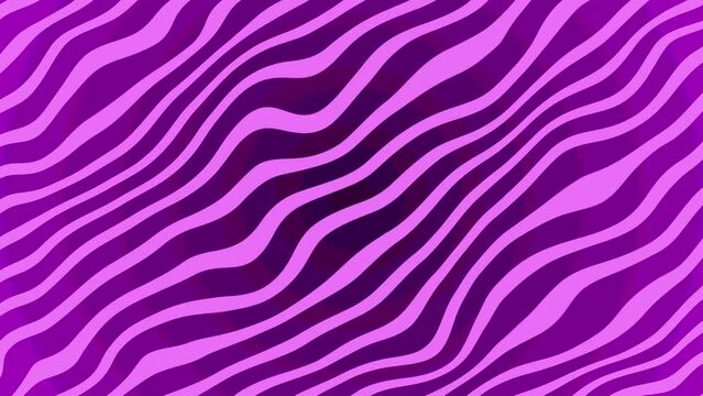 zebra skin pattern and pink color zoom out, Moving wavy line topology pattern pink color background