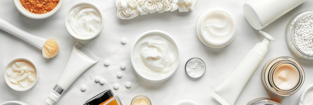 Products containing artificial ingredients and preservatives that can irritate and damage your skin
