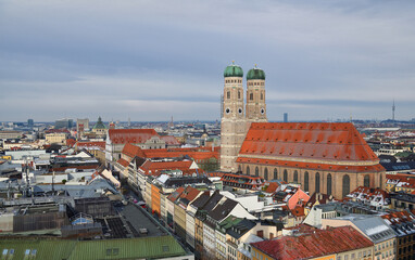 Blick über München mit dem Fom