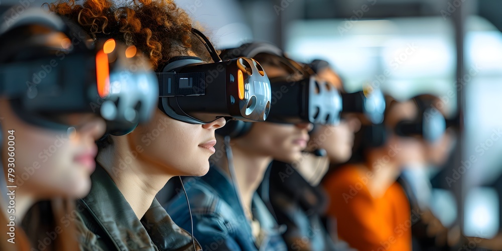 Poster virtual reality team building experience simulating high pressure collaborative scenarios for profes