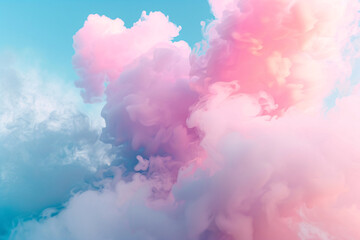 Fototapeta premium Abstract colorful smoke background.