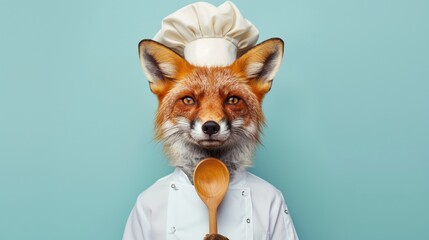 Fox Chef with Culinary Flair.