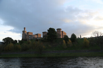Inverness Castle in the early morning, Scotland