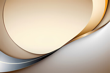 Gold brown background with gradient and modern abstract shapes.