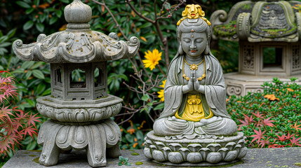 Decorative garden statues