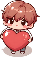 Obraz premium heart - 하트. Generative AI