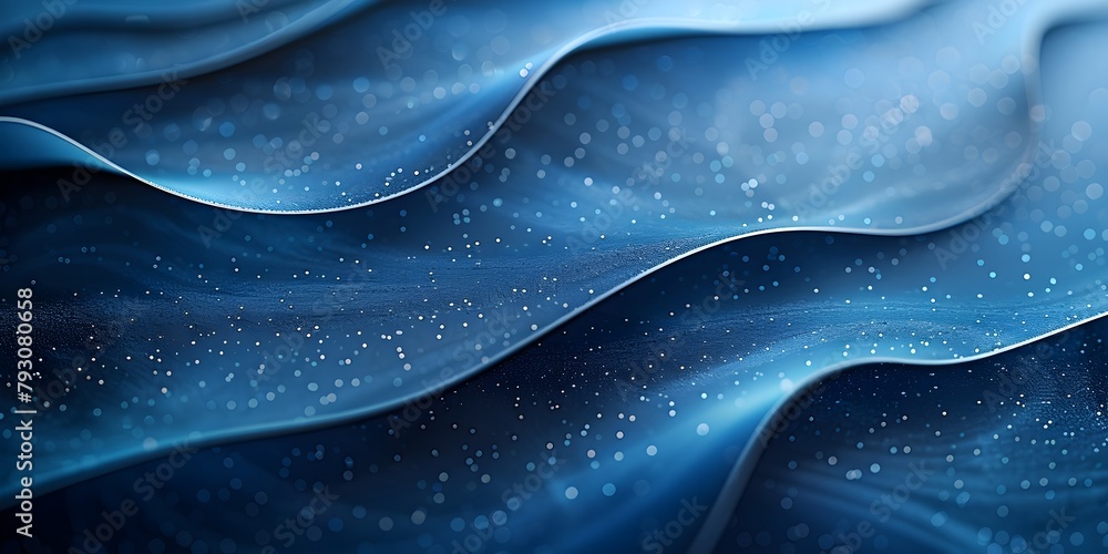 Aufkleber shimmering waves of ethereal luminescence an abstract digital art backdrop evoking a sense of boundl