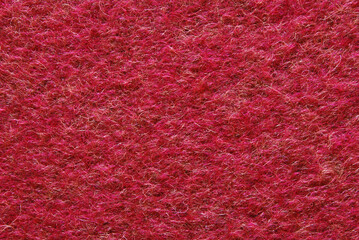 Red Melton woolen fabric texture as background