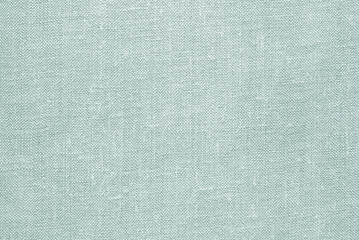 Old light blue canvas fabric for background, linen texture background