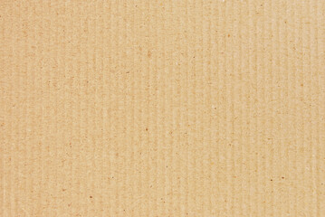 A sheet of beige corrugated cardboard texture as background
