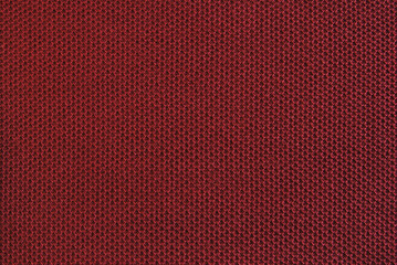 Maroon color cotton pique fabric texture as background