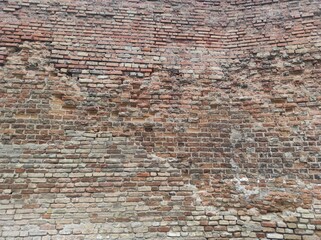 Old brick texture. blanks for design. Cracked brick