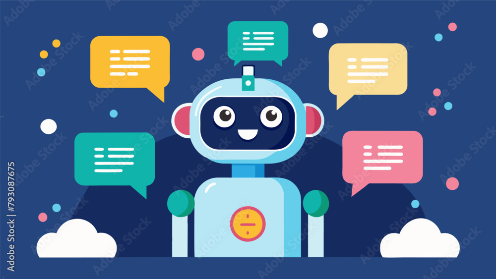 Poster an artificial intelligencepowered chatbot that engages in conversations with individuals and provide