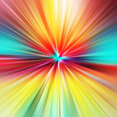 Colorful zoom motion effect. Abstract background. Color lines. Colored texture backdrop and banner. Multi color gradient pattern and textured wallpaper.
