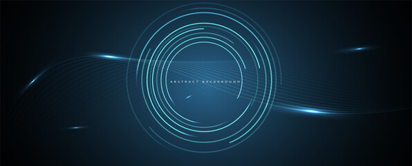 Technology abstract futuristic science background for internet business. Big data concept.