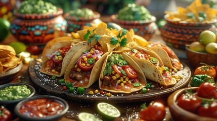 The tantalizing scent of sizzling tacos and zesty salsa fills the air at the Cinco de Mayo street food festival.