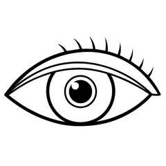 Eye icon vector illustration icon