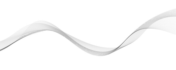 Abstract vector background with grey wavy lines