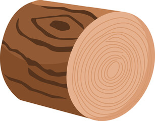 Wooden log