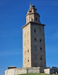 Torre de Hércules en A Coruña, Galicia