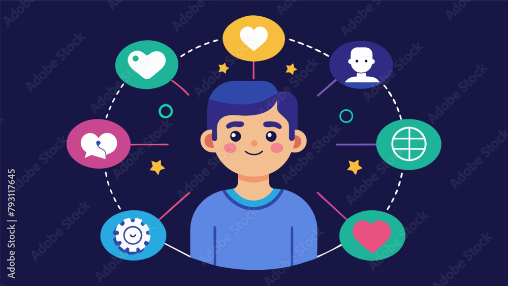 Aufkleber a personalized emotional management system that adapts to an individuals unique needs and triggers..