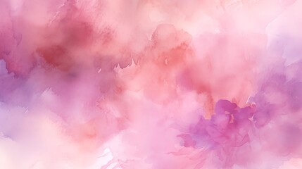 Fototapeta premium Abstract Watercolor Background in Soft Pink and Purple Hues