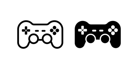 Game Controller icon set. flat illustration of vector icon
