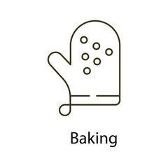 Baking Vector Icon Design Icon symbolizing the concept of baking.