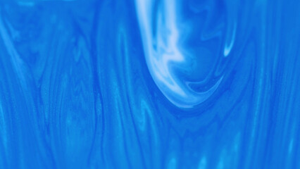 Shimmer oil. Ink wave flow. Fluid art. Defocused blue white color drip liquid paint serum magic...