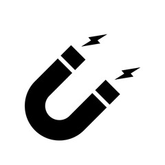 magnet, magnetic - vector icon