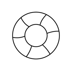 Lifebuoy outline
