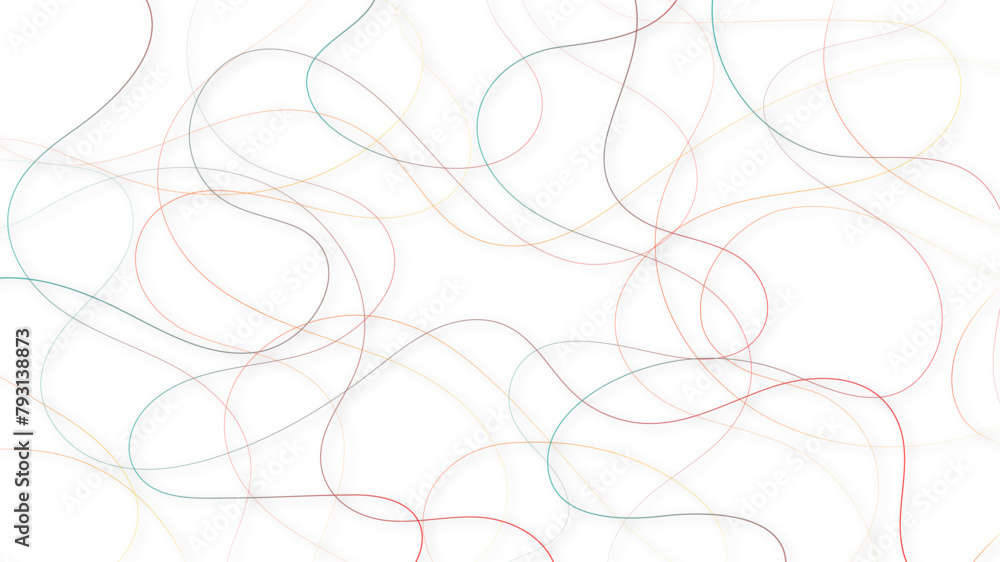 Aufkleber colorful random pattern line stroke on a transparent background. decorative golden pattern with tang