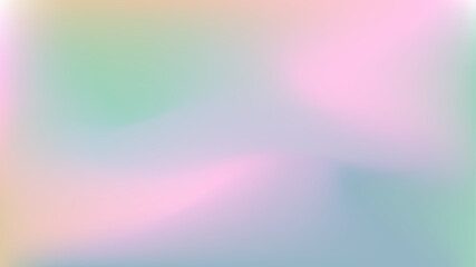 Smooth transitions of iridescent colors. Colorful gradient. Abstract colorful gradient background for design as banner, ads, and presentation concept.