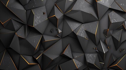 Abstract artwork presents a triangle geometric background. Graphic design emphasizes shape texture.