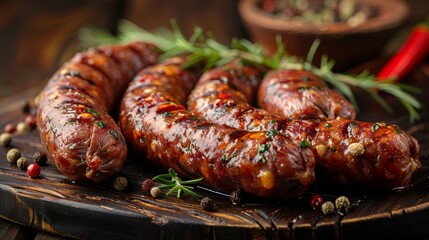Artisanal sausage crafting with traditional methods and premium ingredients for authentic flavors.