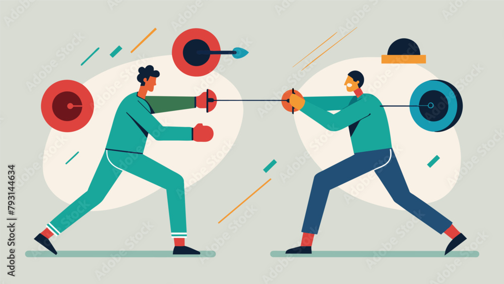 Poster in a series of drills one partner holds a focus pad while the other performs a variety of strikes te