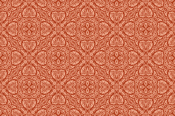 seamless pattern in red and orange