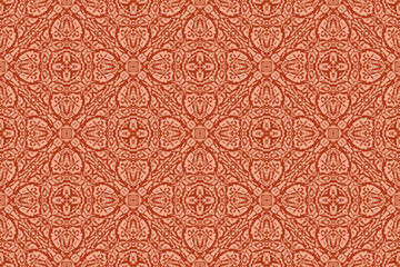 seamless pattern in red and orange