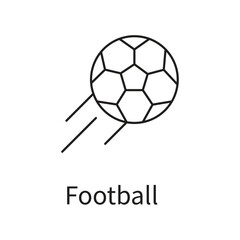 Obraz premium Football Vector Icon. Design Icon representing the sport of football.