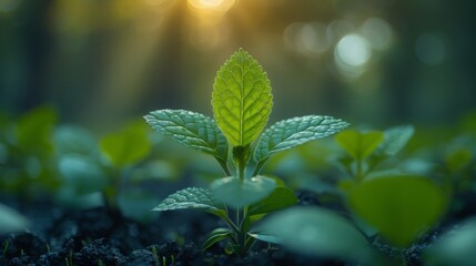 Macro photography showcases eco-conscious corporate settings, emphasizing environmental responsibility and clean energy initiatives. 