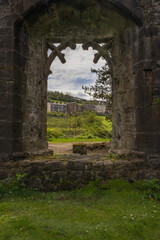 Medieval Framed Window in Whalley Abbey 