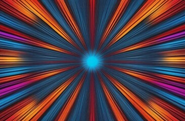 Obraz premium Chaotic beauty: abstraction with lots of lines and shades